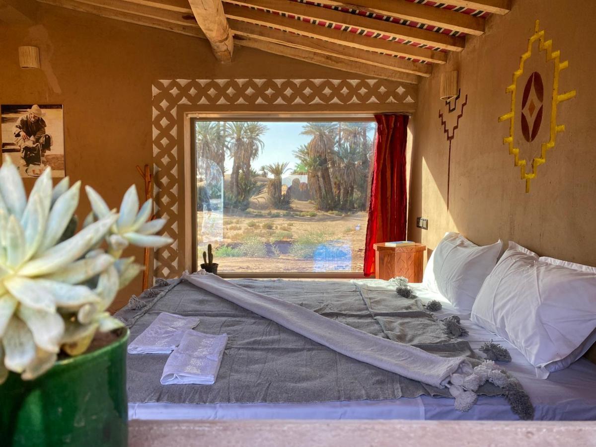 Camp Auberge Sahara Marokko M'Hamid Buitenkant foto