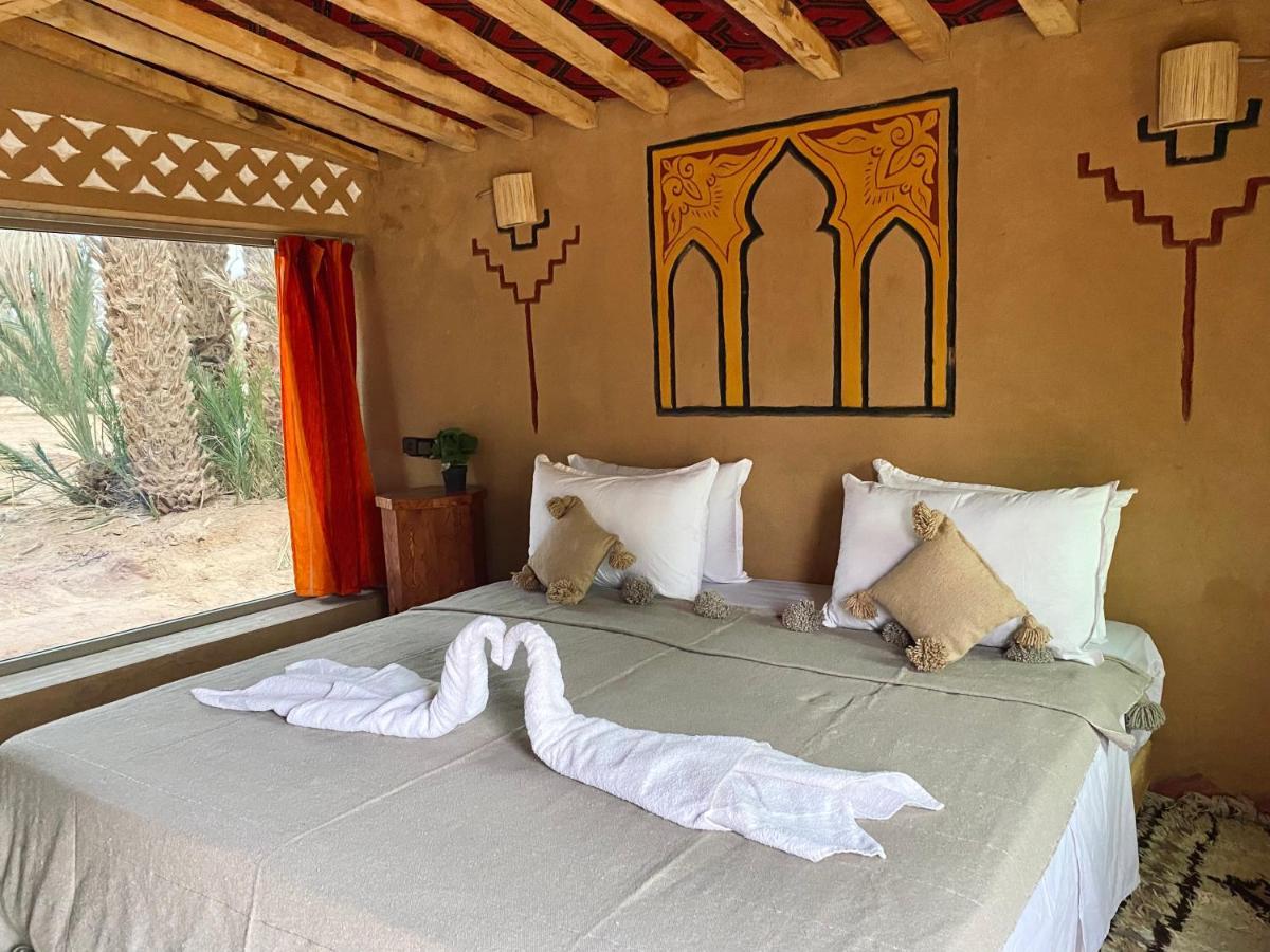 Camp Auberge Sahara Marokko M'Hamid Buitenkant foto