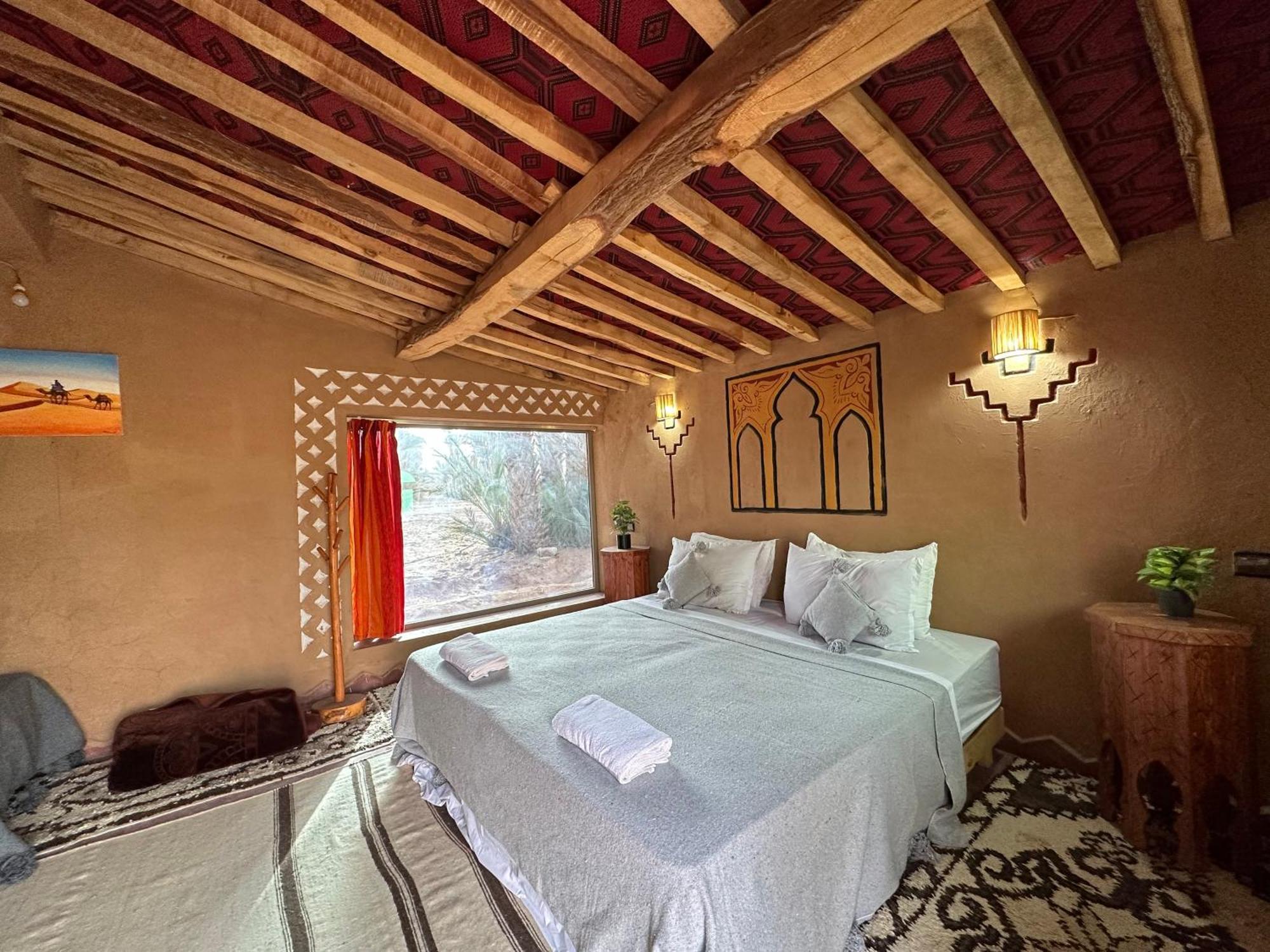 Camp Auberge Sahara Marokko M'Hamid Kamer foto